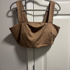 Old Navy Brown Crop Top